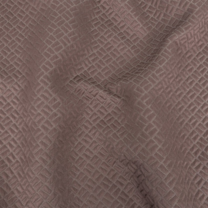 Polyester Jacquard - Heather Geometric Boxes - British Imported