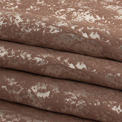 Polyester Jacquard - Blush Abstract Trees - British Imported Folded