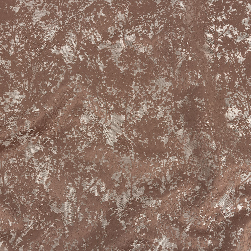 Polyester Jacquard - Blush Abstract Trees - British Imported