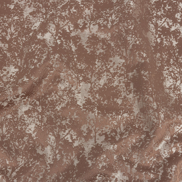 Polyester Jacquard - Blush Abstract Trees - British Imported