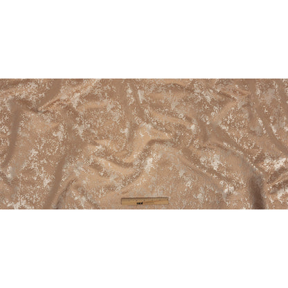 Polyester Jacquard - Cantaloupe Abstract Trees - British Imported Full