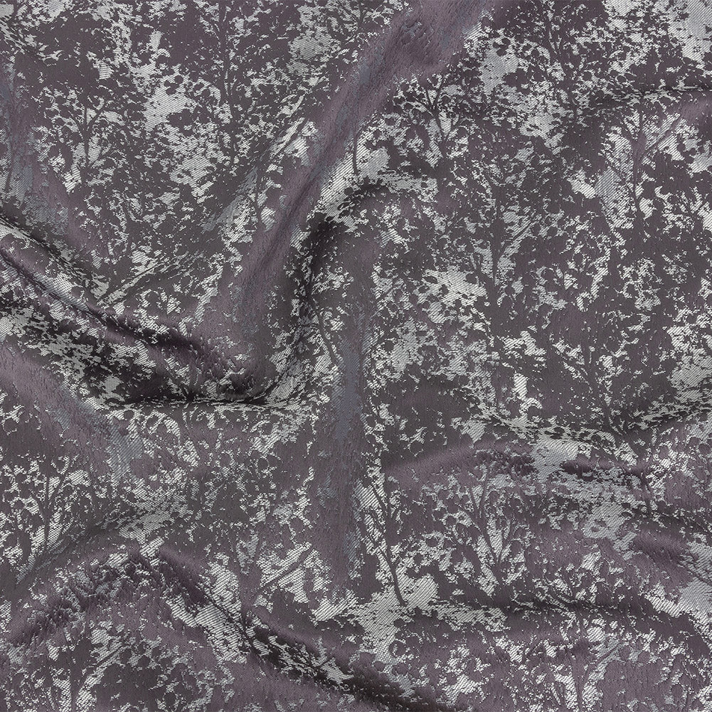 Polyester Jacquard - Iris Abstract Trees - British Imported