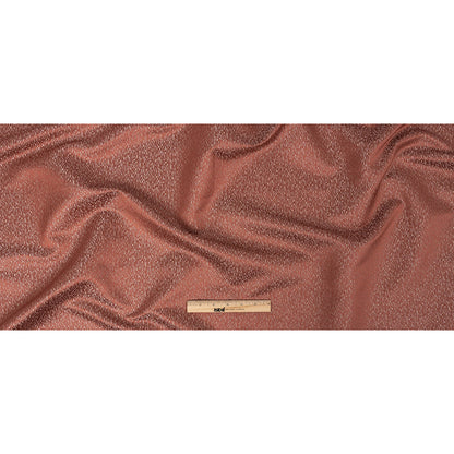 Polyester Jacquard - Coral Raindrop Streaks - British Imported Full
