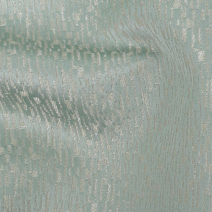 Polyester Jacquard - Duckegg Raindrop Streaks - British Imported Detail