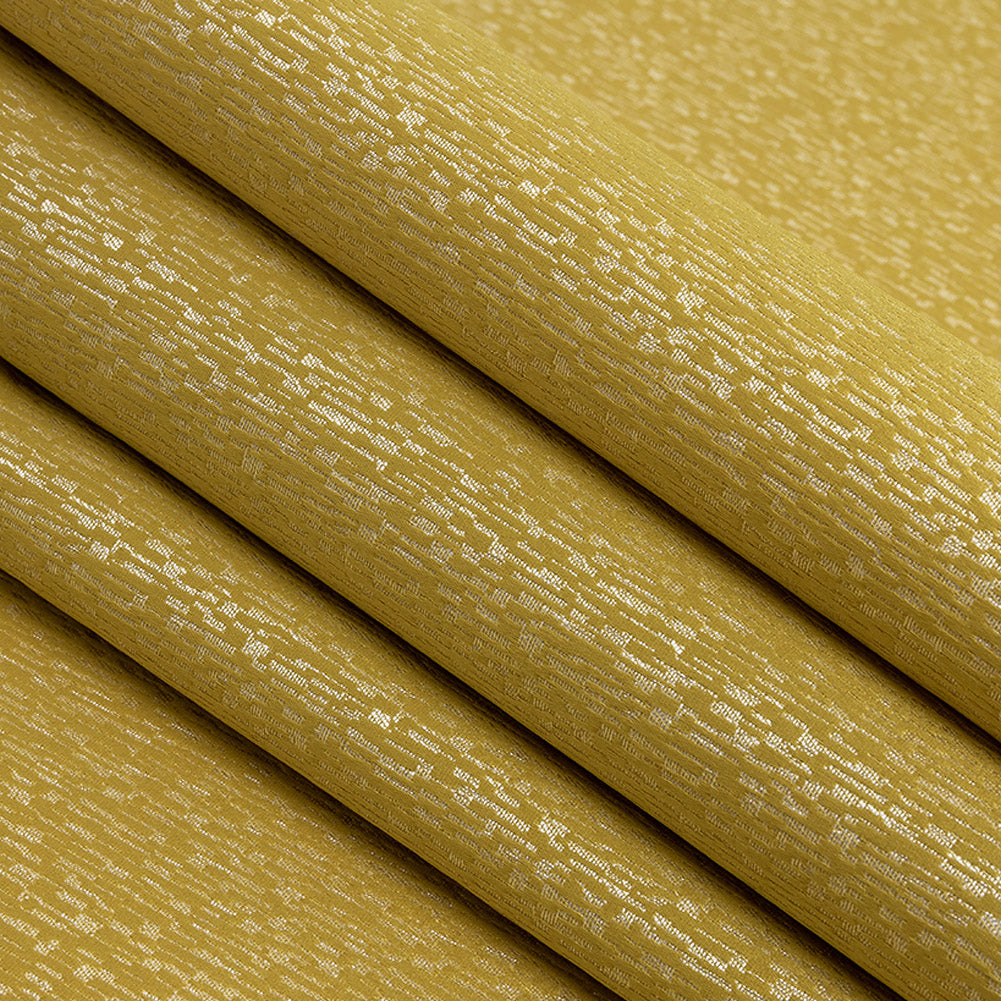 Polyester Jacquard - Zest Raindrop Streaks - British Imported Folded