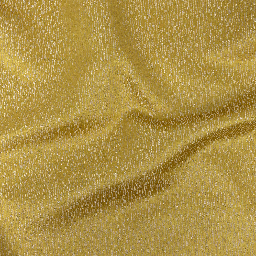 Polyester Jacquard - Zest Raindrop Streaks - British Imported