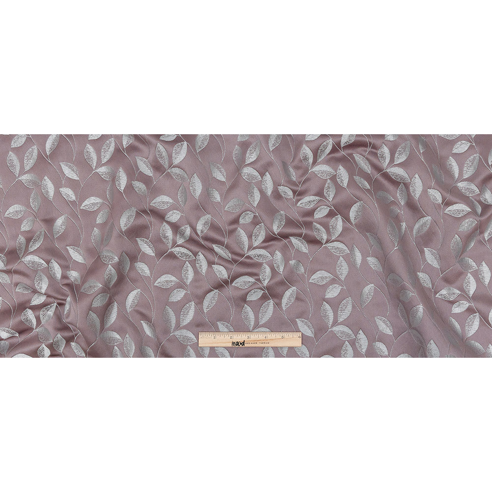 Satin-Faced Jacquard - Heather Foliage - British Imported Full
