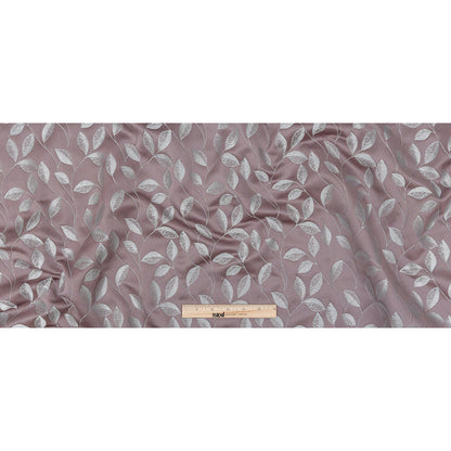 Satin-Faced Jacquard - Heather Foliage - British Imported Full