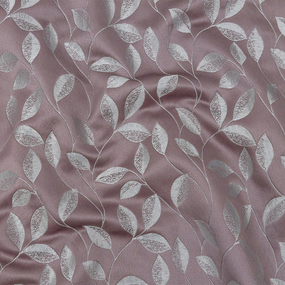 Satin-Faced Jacquard - Heather Foliage - British Imported