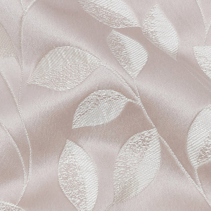 Satin-Faced Jacquard - Orchid Foliage - British Imported Detail