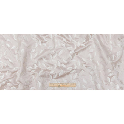 Satin-Faced Jacquard - Orchid Foliage - British Imported Full