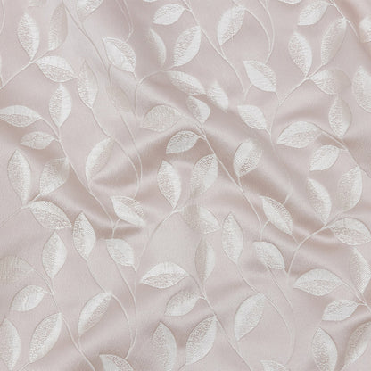 Satin-Faced Jacquard - Orchid Foliage - British Imported