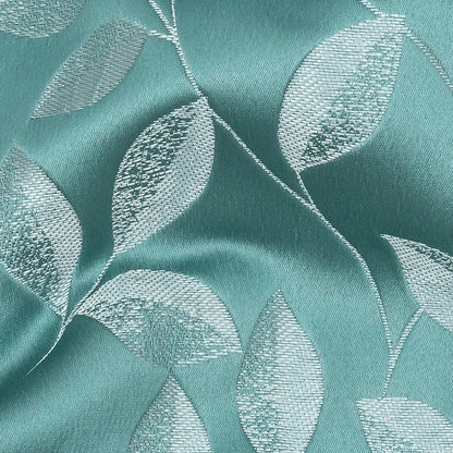 Satin-Faced Jacquard - Spa Foliage - British Imported Detail