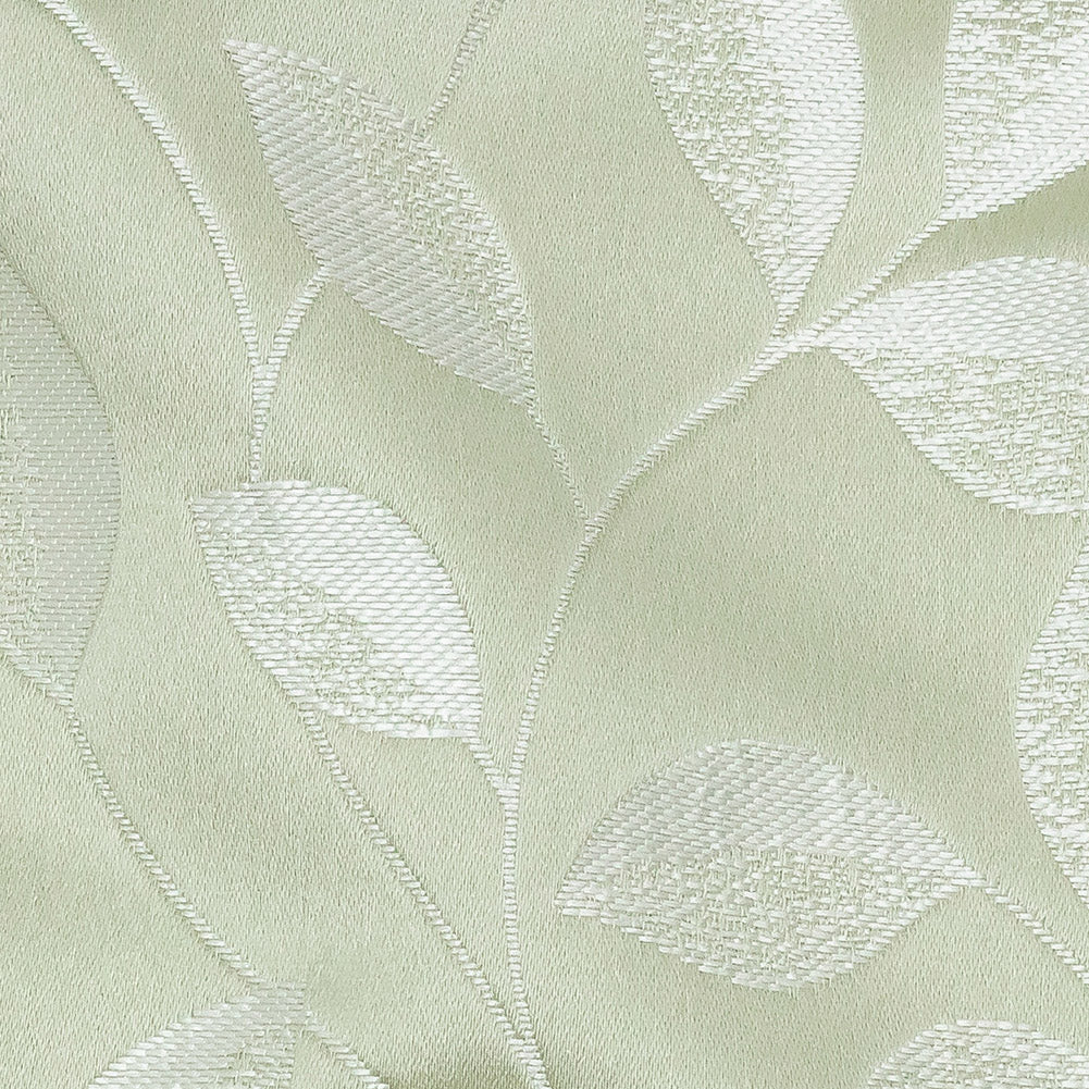 Satin-Faced Jacquard - Willow Foliage - British Imported Detail