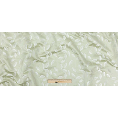 Satin-Faced Jacquard - Willow Foliage - British Imported Full