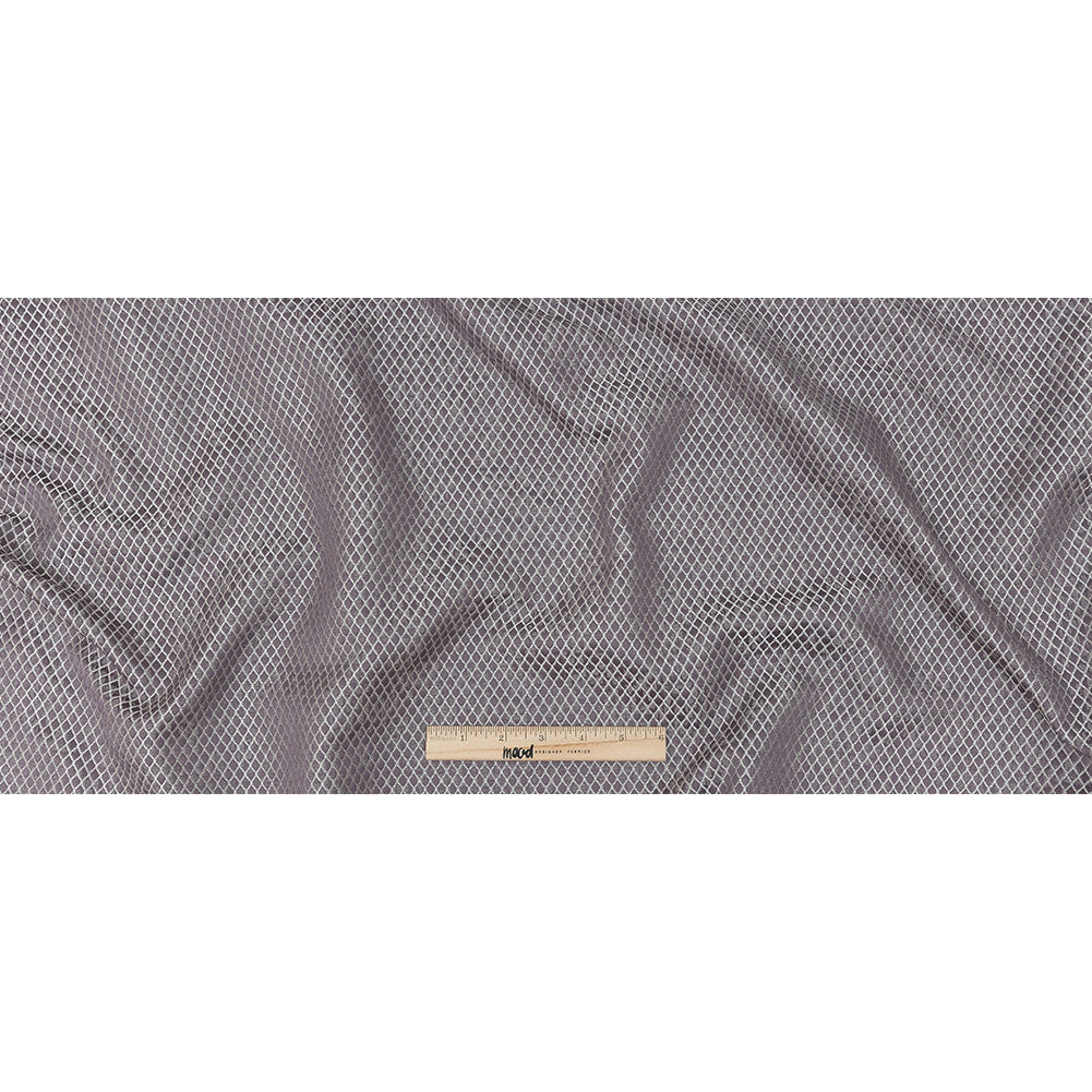 Polyester Jacquard - Amethyst Diamonds - British Imported Full