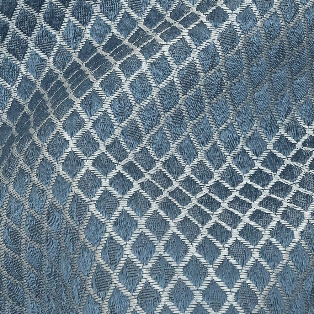 Polyester Jacquard - Danube Diamonds - British Imported Detail