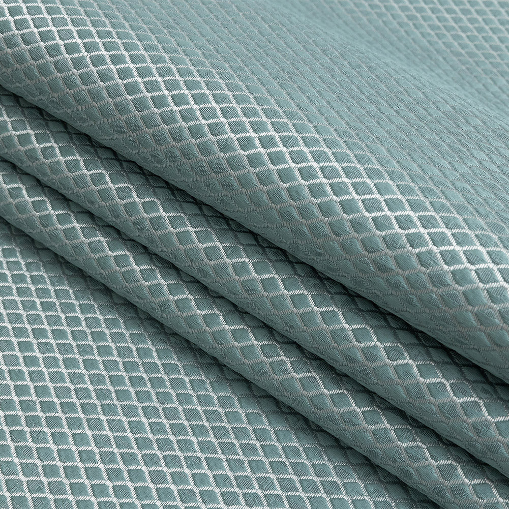 Polyester Jacquard - Spa Diamonds - British Imported Folded