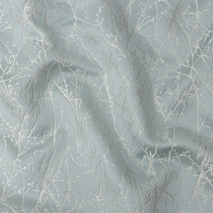 Polyester Jacquard - Glacier Wintry Branches - British Imported