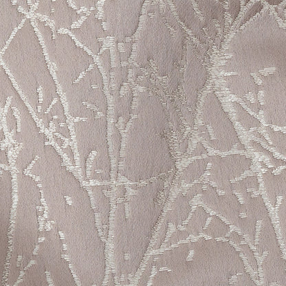 Polyester Jacquard - Lavender Wintry Branches - British Imported Detail