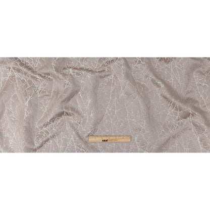 Polyester Jacquard - Lavender Wintry Branches - British Imported Full