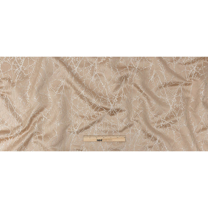 Polyester Jacquard - Shell Wintry Branches - British Imported Full