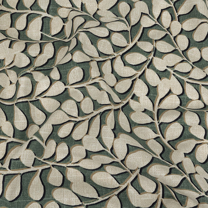 Cotton Canvas Print - Olive Leaf Shapes - British Imported