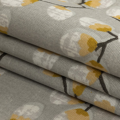 Cotton Canvas Print - Mimosa Prairie Willows - British Imported Folded