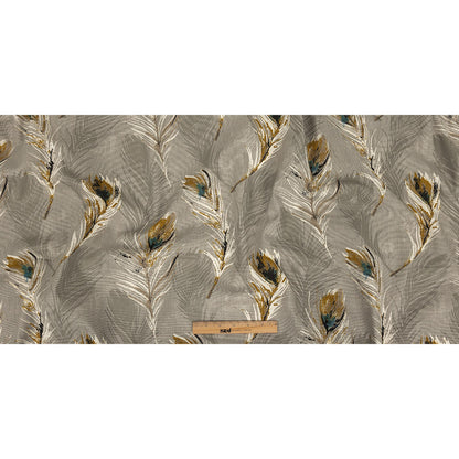 Cotton Canvas Print - Linen Feathers - British Imported Full