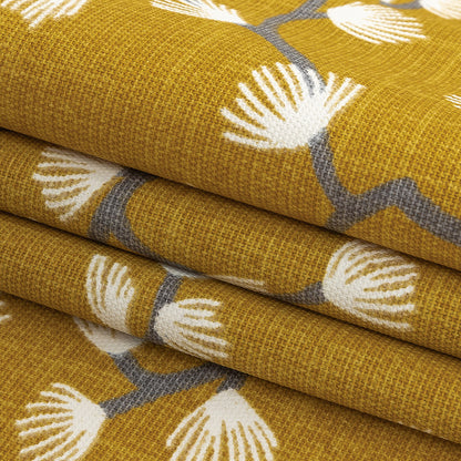 Cotton Canvas Print - Sunflower Japanese Blooms - British Imported Folded