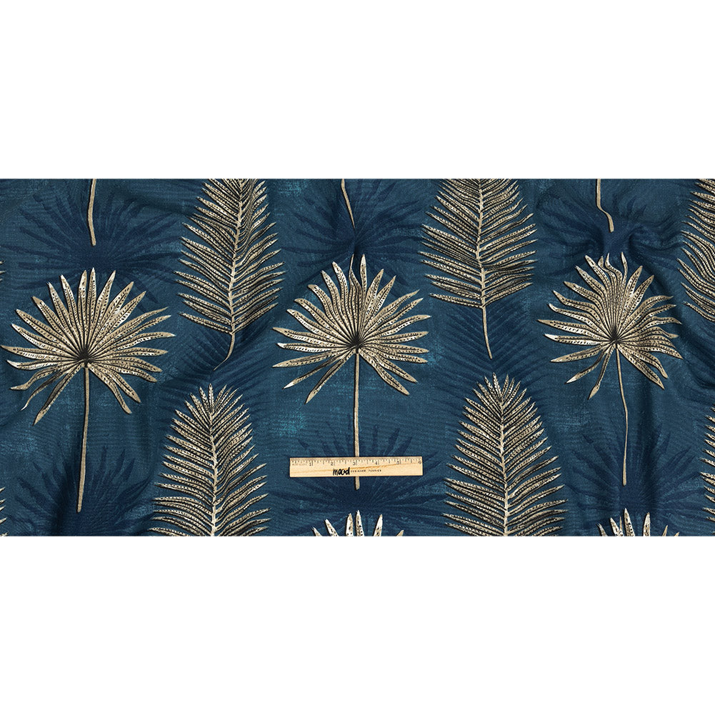 Cotton Canvas Print - Ink Ferns - British Imported Full