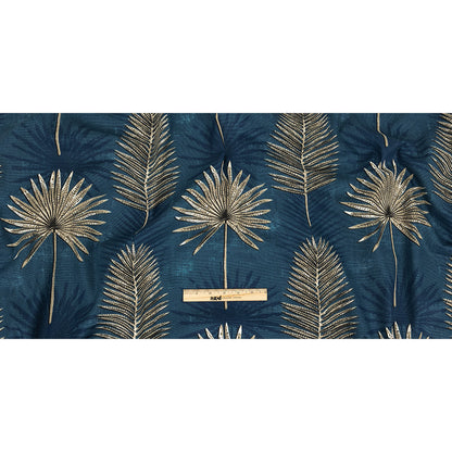 Cotton Canvas Print - Ink Ferns - British Imported Full