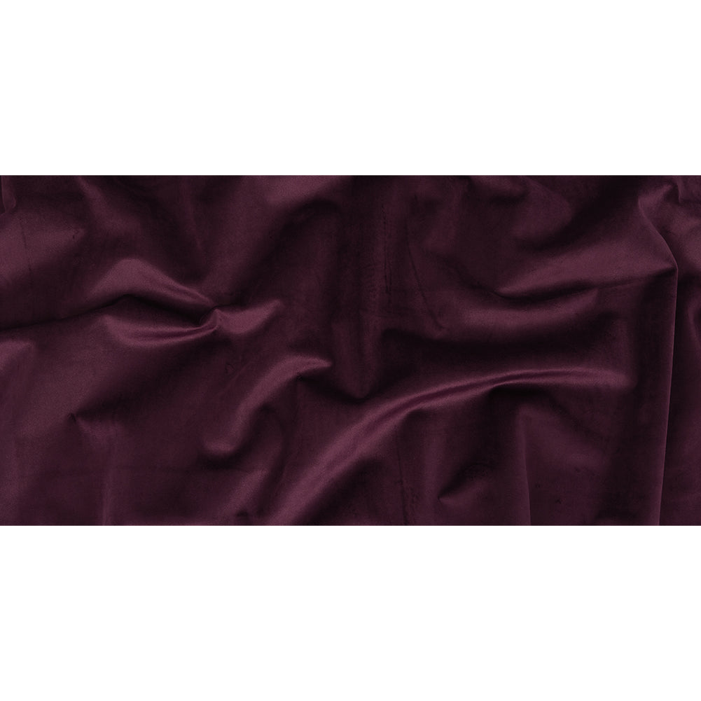 Polyester Drapery Velvet - Aubergine - British Imported Full