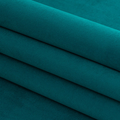 Polyester Drapery Velvet - Azure - British Imported Folded