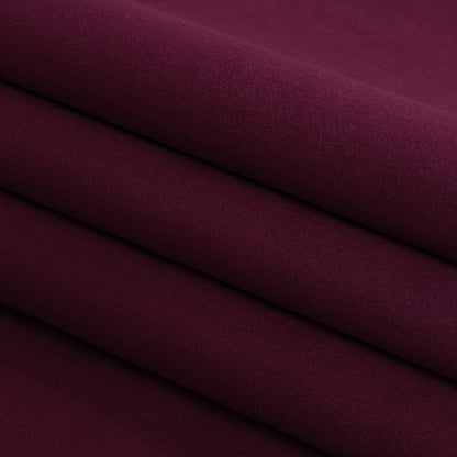 Polyester Drapery Velvet - Berry - British Imported Folded