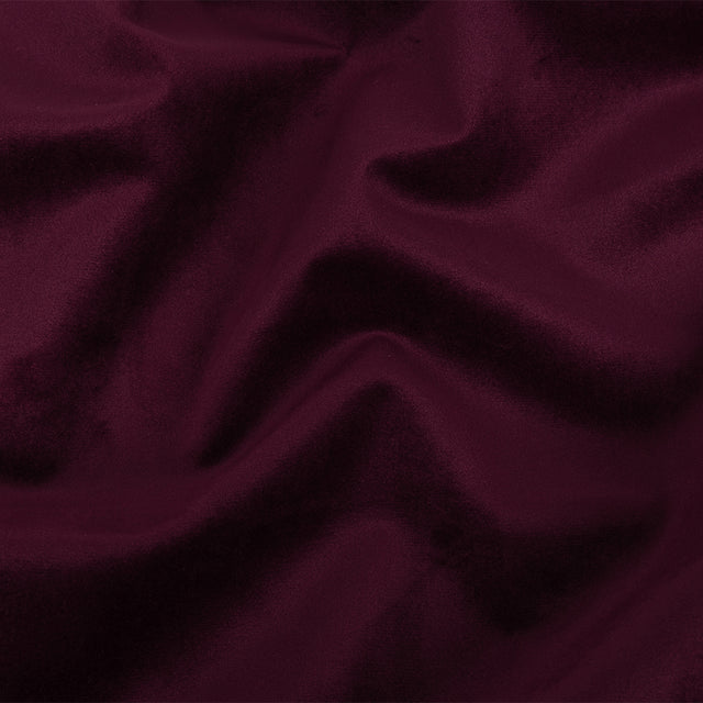 Polyester Drapery Velvet - Berry - British Imported