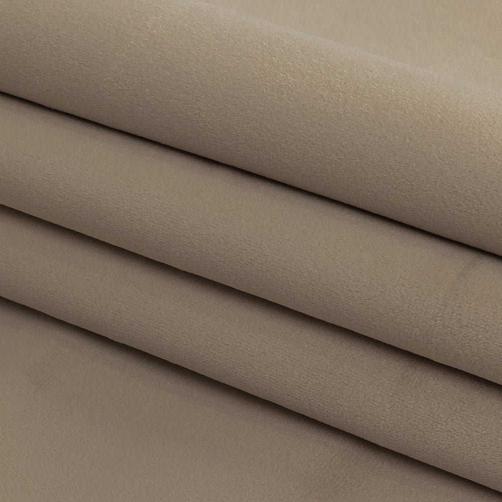 Polyester Drapery Velvet - Birch - British Imported Folded