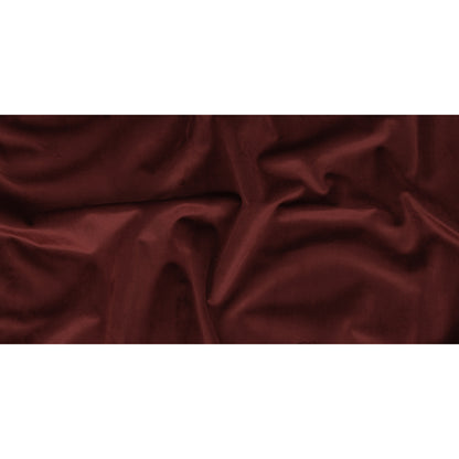 Polyester Drapery Velvet - Cherry - British Imported Full