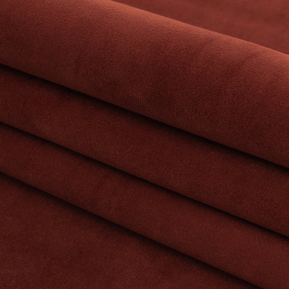 Polyester Drapery Velvet - Claret - British Imported Folded