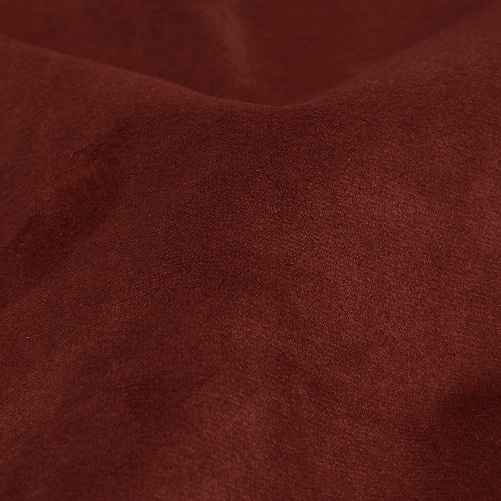 Polyester Drapery Velvet - Claret - British Imported Detail