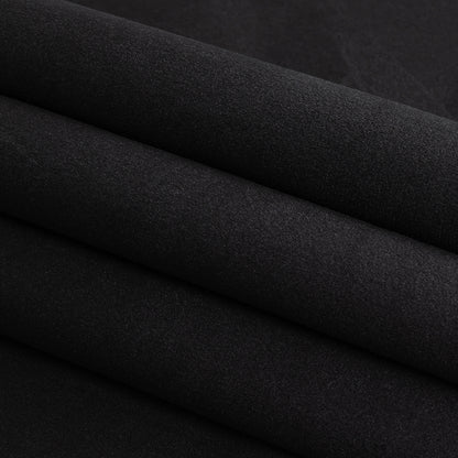 Polyester Drapery Velvet - Ebony - British Imported Folded