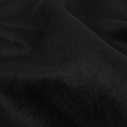 Polyester Drapery Velvet - Ebony - British Imported Detail