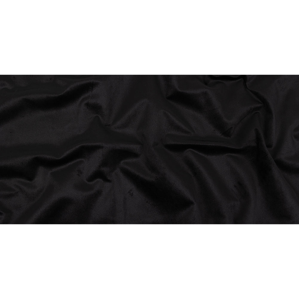 Polyester Drapery Velvet - Ebony - British Imported Full