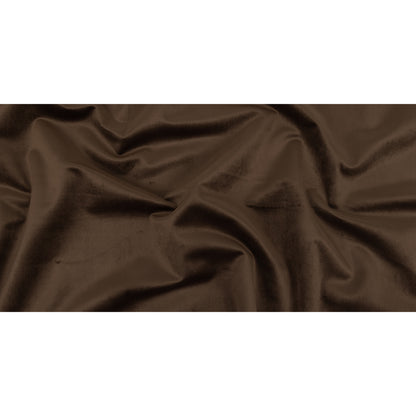 Polyester Drapery Velvet - Espresso - British Imported Full