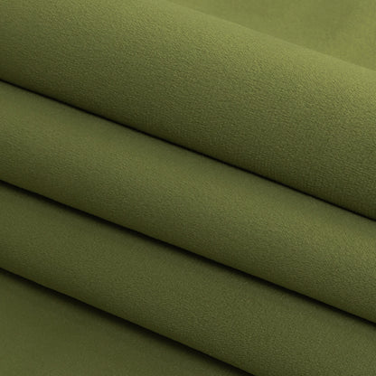 Polyester Drapery Velvet - Grass - British Imported Folded