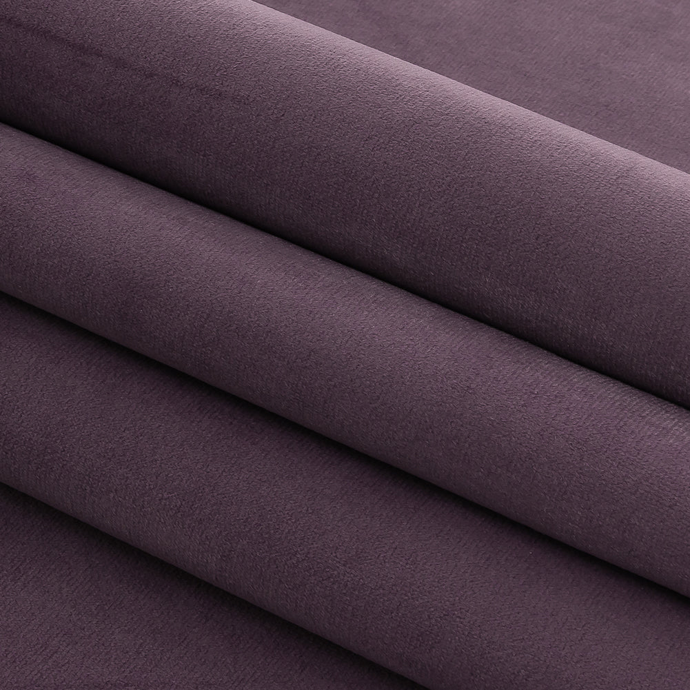 Polyester Drapery Velvet - Heather - British Imported Folded