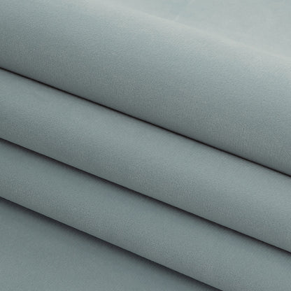 Polyester Drapery Velvet - Ice - British Imported Folded