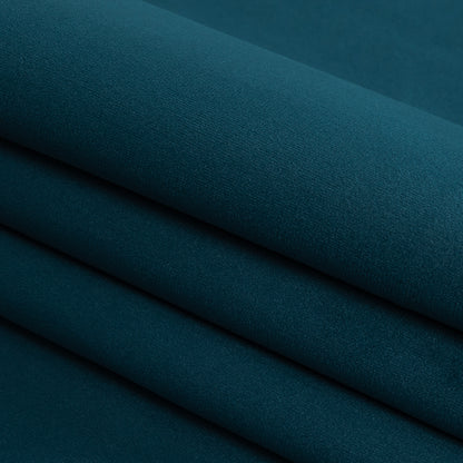 Polyester Drapery Velvet - Indigo - British Imported Folded