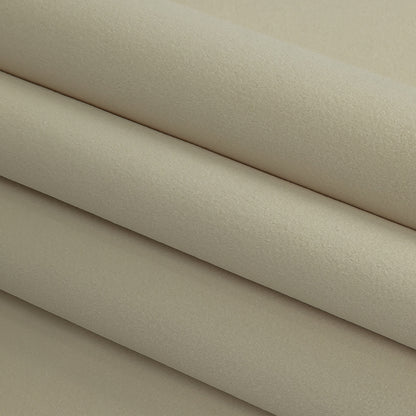 Polyester Drapery Velvet - Ivory - British Imported Folded