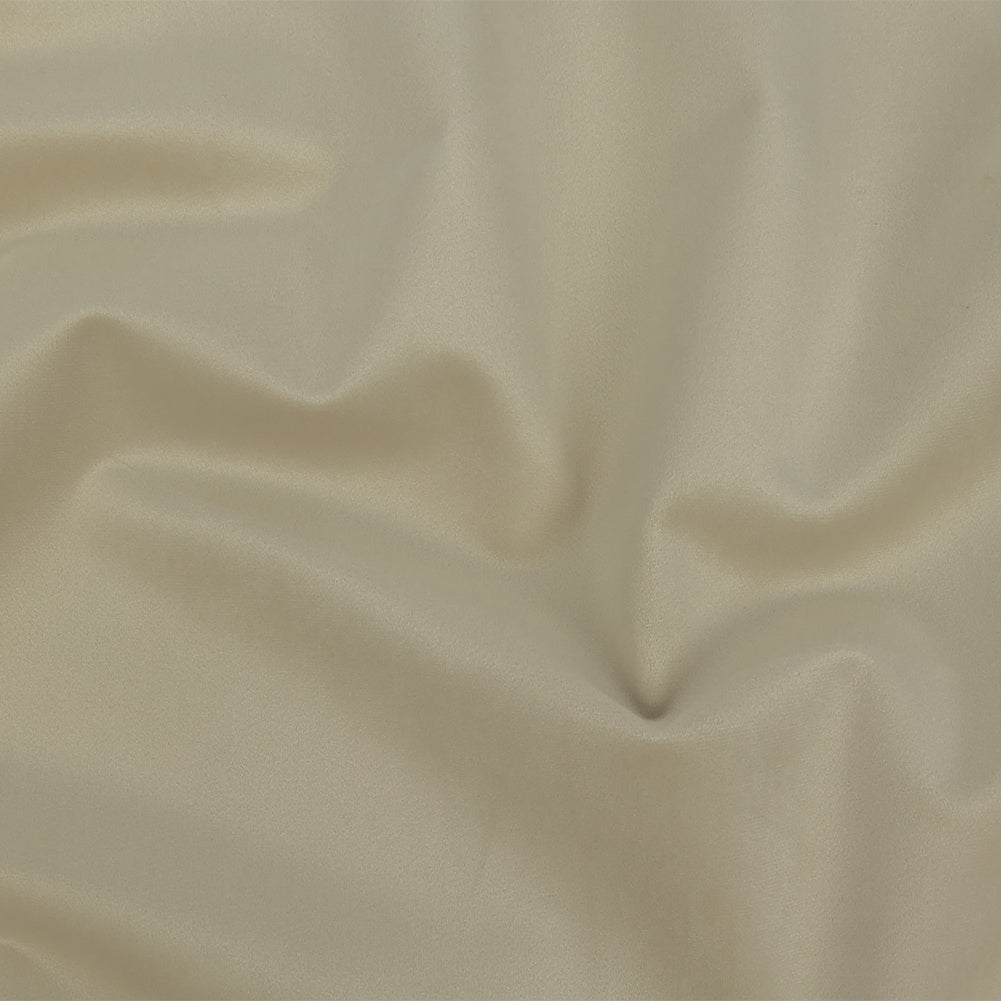Polyester Drapery Velvet - Ivory - British Imported